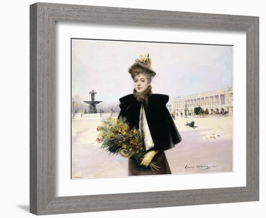 April Morning, 1894-Louise Abbema-Framed Giclee Print