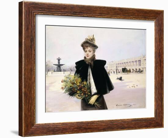 April Morning, 1894-Louise Abbema-Framed Giclee Print