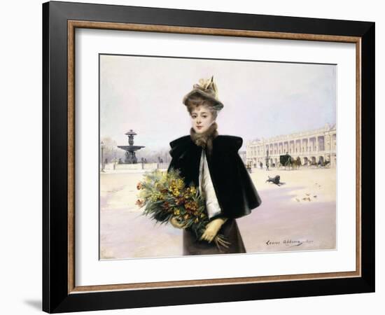 April Morning, 1894-Louise Abbema-Framed Giclee Print