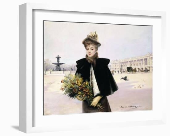 April Morning, 1894-Louise Abbema-Framed Giclee Print