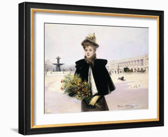 April Morning, 1894-Louise Abbema-Framed Giclee Print