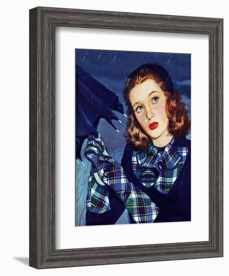 "April Shower," April 8, 1944-Alex Ross-Framed Giclee Print
