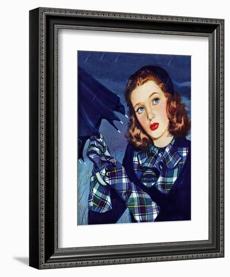 "April Shower," April 8, 1944-Alex Ross-Framed Giclee Print