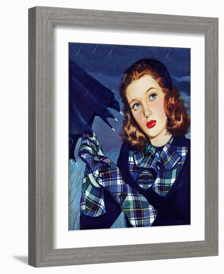 "April Shower," April 8, 1944-Alex Ross-Framed Giclee Print