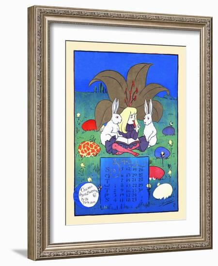 April-WW Denslow-Framed Art Print