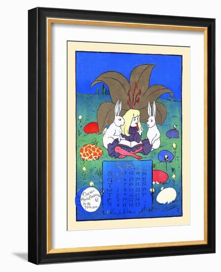 April-WW Denslow-Framed Art Print