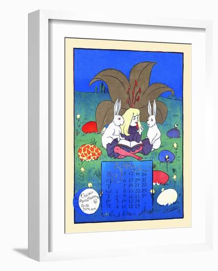 April-W.w. Denslow-Framed Art Print