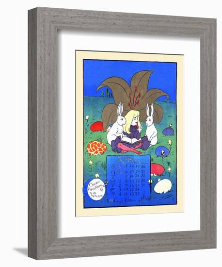 April-W.w. Denslow-Framed Art Print