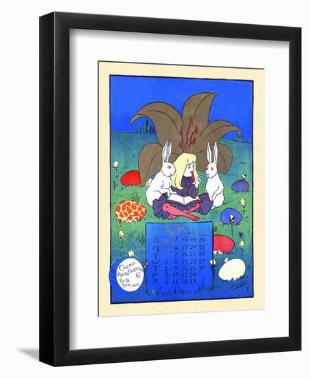 April-W.w. Denslow-Framed Art Print