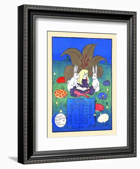 April-W.w. Denslow-Framed Art Print