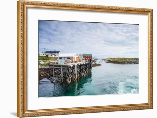 Aproaching A Small Harbor in Northern Norway-Lamarinx-Framed Photographic Print