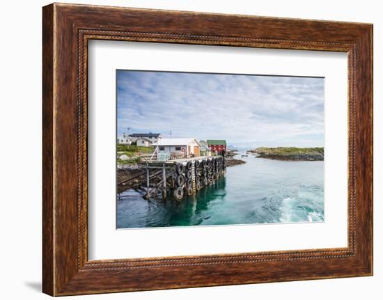 Aproaching A Small Harbor in Northern Norway-Lamarinx-Framed Photographic Print