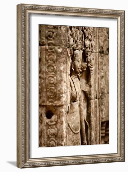 Apsara at Bayon-Erin Berzel-Framed Photographic Print