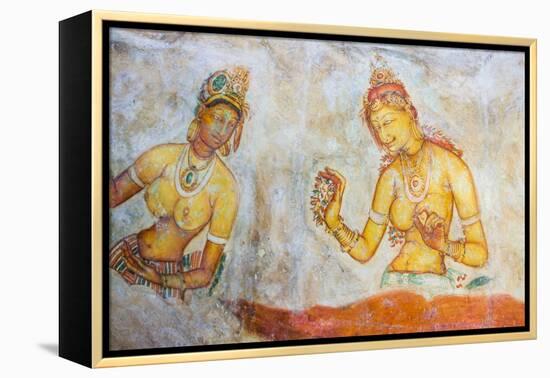 Apsara Frescoes-Matthew Williams-Ellis-Framed Premier Image Canvas