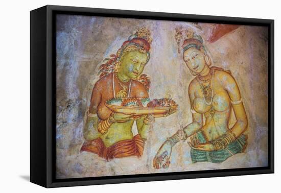 Apsara Frescoes-Matthew Williams-Ellis-Framed Premier Image Canvas