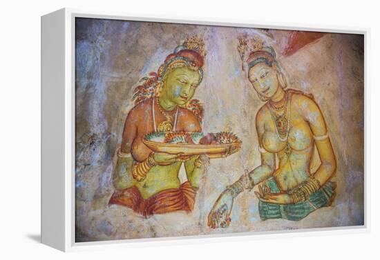 Apsara Frescoes-Matthew Williams-Ellis-Framed Premier Image Canvas