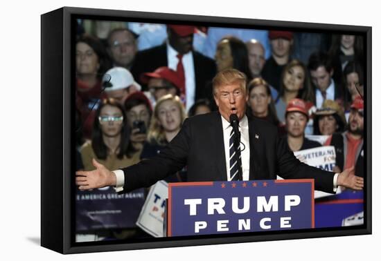 APTOPIX Election 2016 Trump-Paul Sancya-Framed Premier Image Canvas