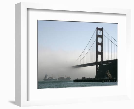 APTOPIX Golden Gate Fog-Eric Risberg-Framed Photographic Print