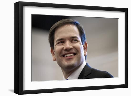 APTOPIX GOP 2016 Rubio-Cliff Owen-Framed Photographic Print