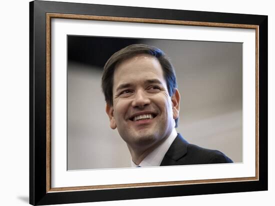 APTOPIX GOP 2016 Rubio-Cliff Owen-Framed Photographic Print