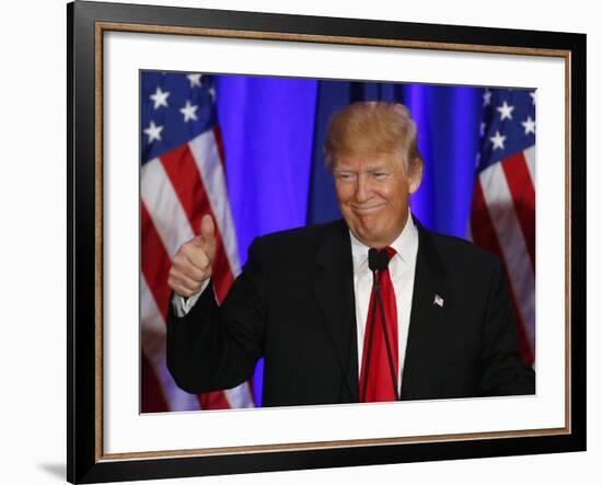 APTOPIX GOP 2016 Trump-Paul Sancya-Framed Photographic Print