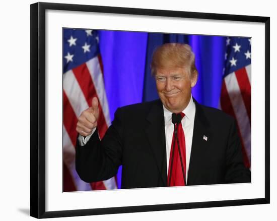 APTOPIX GOP 2016 Trump-Paul Sancya-Framed Photographic Print