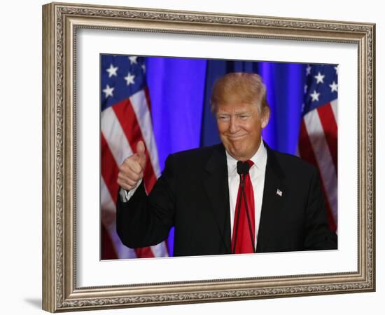 APTOPIX GOP 2016 Trump-Paul Sancya-Framed Photographic Print