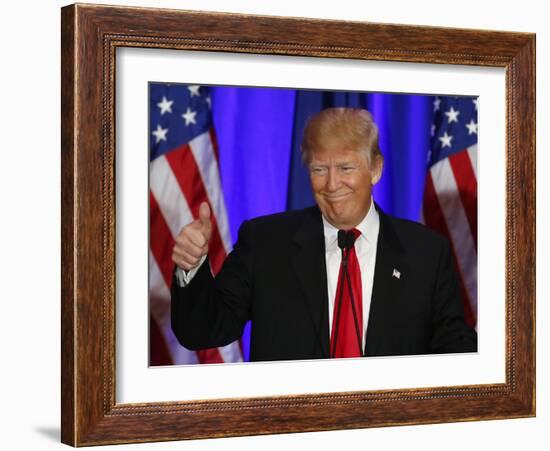 APTOPIX GOP 2016 Trump-Paul Sancya-Framed Photographic Print