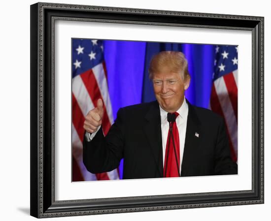 APTOPIX GOP 2016 Trump-Paul Sancya-Framed Photographic Print