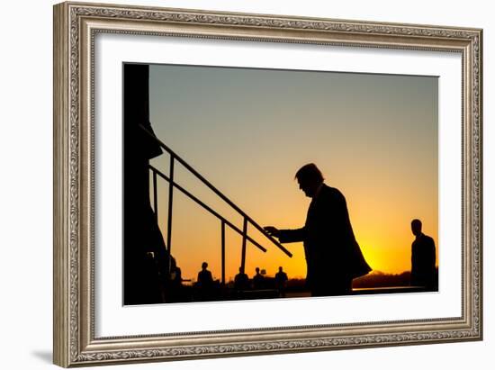 APTOPIX GOP 2016 Trump-Andrew Harnik-Framed Photographic Print