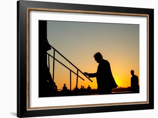 APTOPIX GOP 2016 Trump-Andrew Harnik-Framed Photographic Print