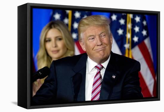 APTOPIX GOP 2016 Trump-Mary Altaffer-Framed Premier Image Canvas