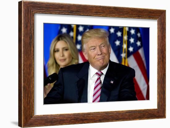 APTOPIX GOP 2016 Trump-Mary Altaffer-Framed Photographic Print