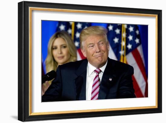 APTOPIX GOP 2016 Trump-Mary Altaffer-Framed Photographic Print