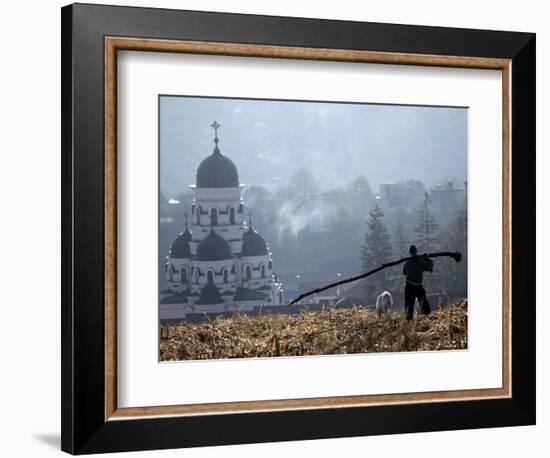 APTOPIX Moldova Daily Life-John Mcconnico-Framed Photographic Print