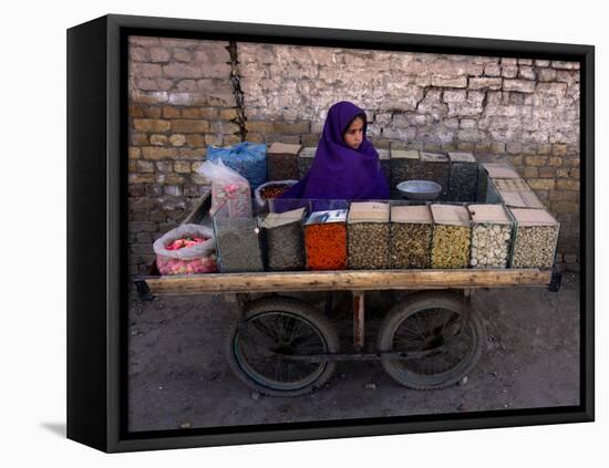 APTOPIX Pakistan Daily Life-Arshad Butt-Framed Premier Image Canvas