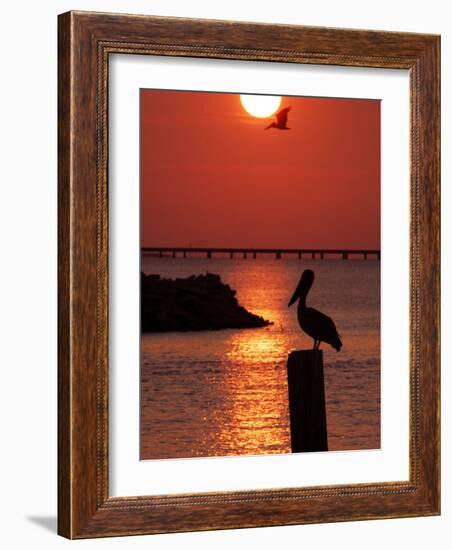 APTOPIX Pontchartrain Sunset-Ann Heisenfelt-Framed Photographic Print