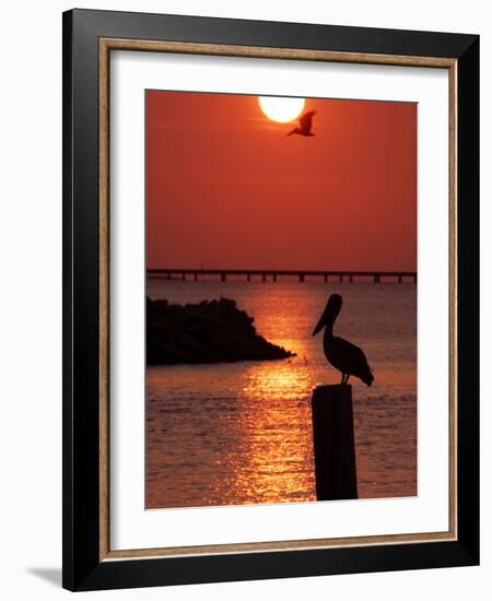 APTOPIX Pontchartrain Sunset-Ann Heisenfelt-Framed Photographic Print