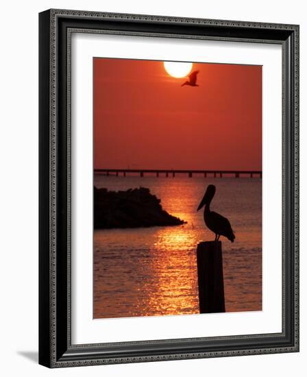 APTOPIX Pontchartrain Sunset-Ann Heisenfelt-Framed Photographic Print