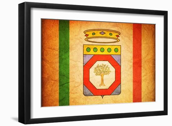 Apulia Flag-michal812-Framed Art Print