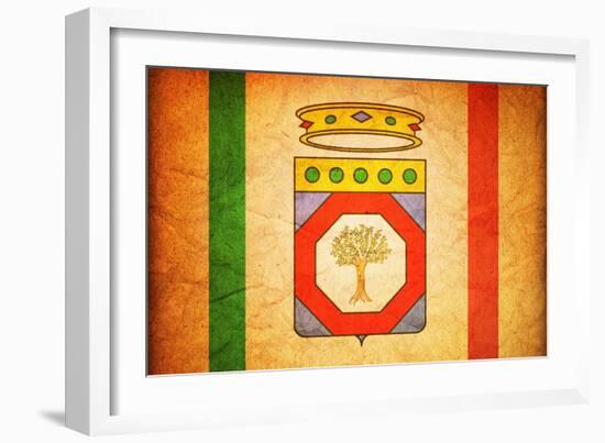 Apulia Flag-michal812-Framed Art Print