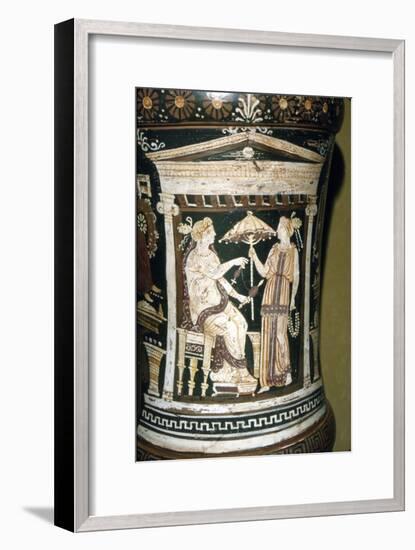 Apulian Vase, Penelope Spinning Wool, c340 BC-Unknown-Framed Giclee Print