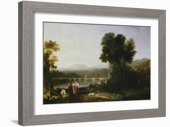 Apullia in Search of Appullus-J. M. W. Turner-Framed Giclee Print