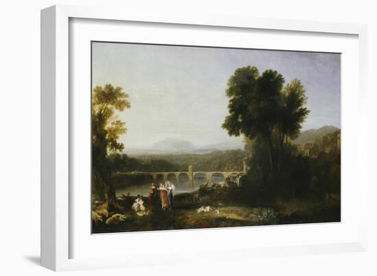 Apullia in Search of Appullus-J. M. W. Turner-Framed Giclee Print