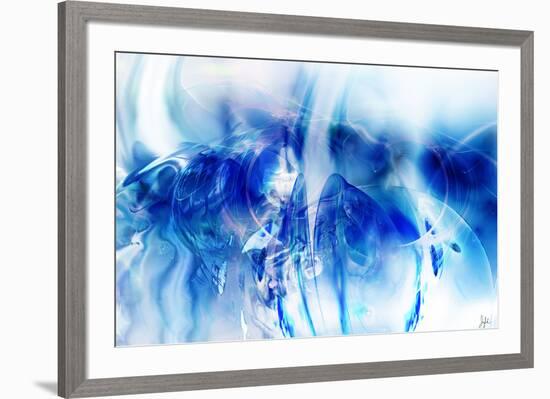 Aqua 3-Jean-François Dupuis-Framed Art Print