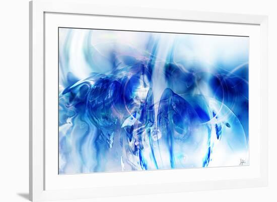 Aqua 3-Jean-François Dupuis-Framed Art Print