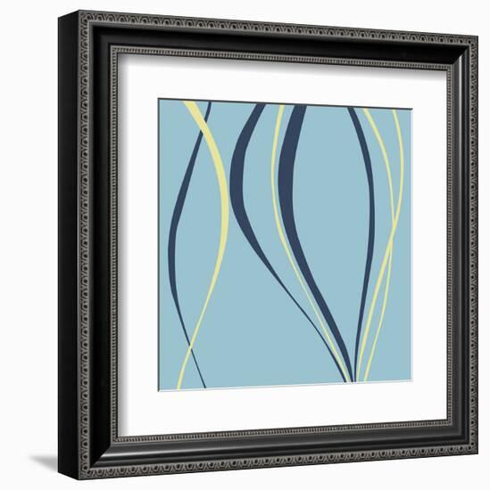 Aqua Azure-Denise Duplock-Framed Art Print