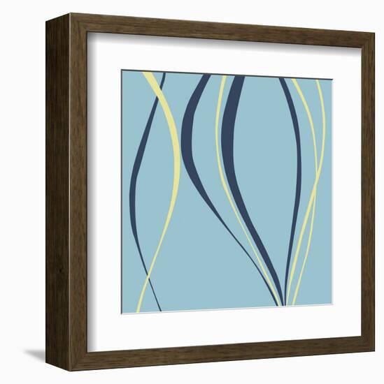 Aqua Azure-Denise Duplock-Framed Art Print