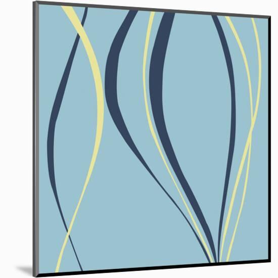 Aqua Azure-Denise Duplock-Mounted Art Print