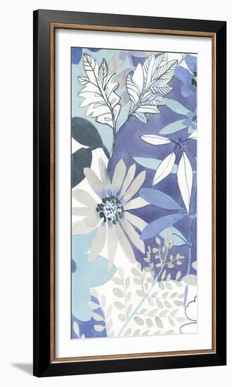 Aqua Bloom-Sandra Jacobs-Framed Giclee Print